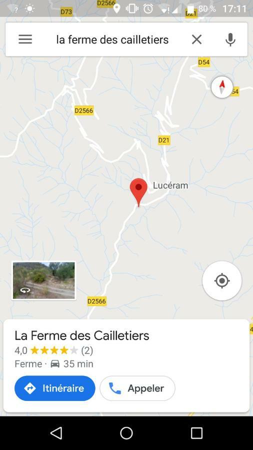 La Ferme Des Cailletiers Chez Marco Villa Lucéram Exterior photo